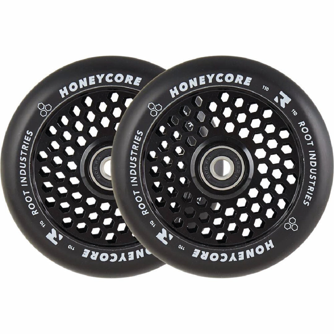 Root Honeycore Black Pro Scooter Wheels 2er-Pack