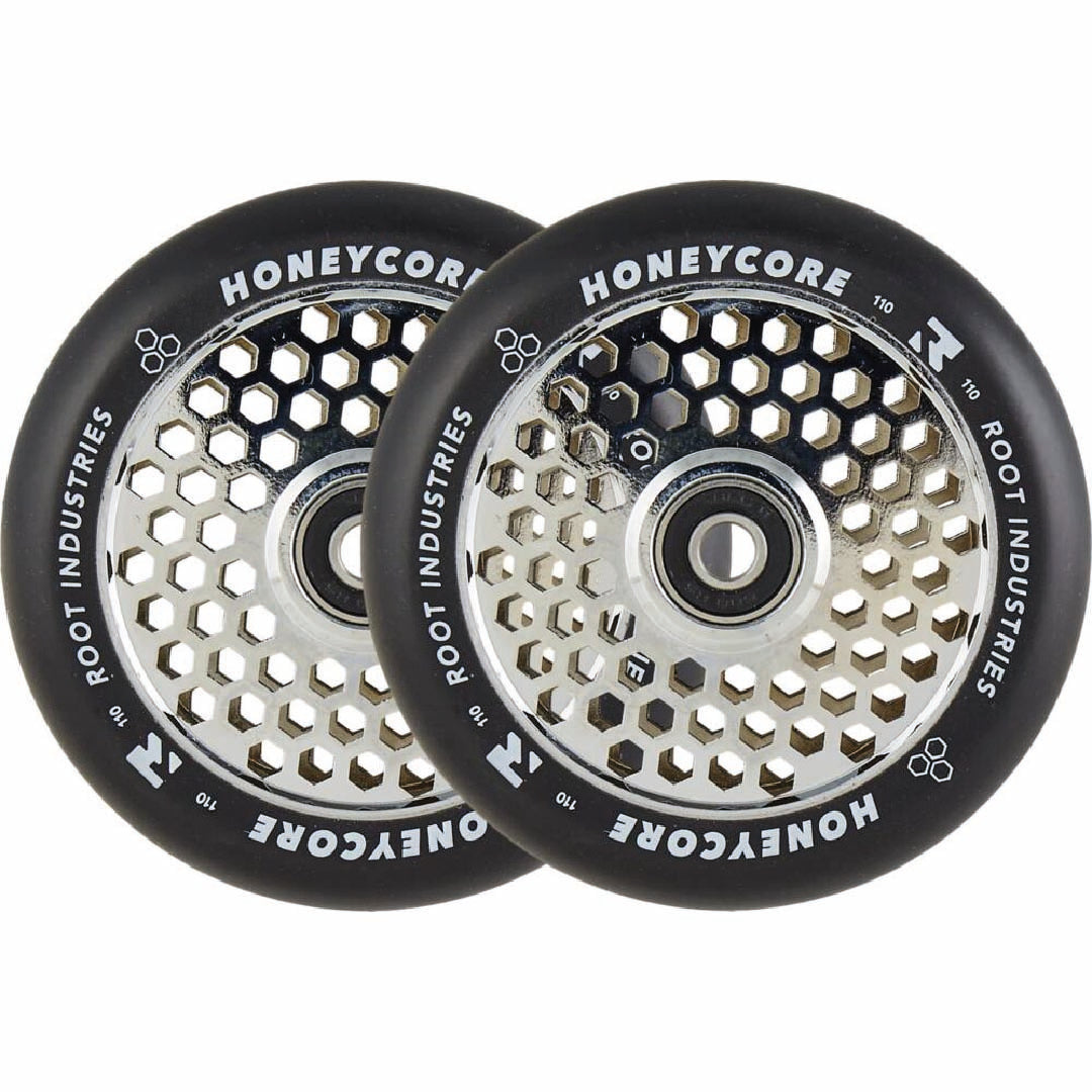 Root Honeycore Black Pro Scooter Wheels 2er-Pack