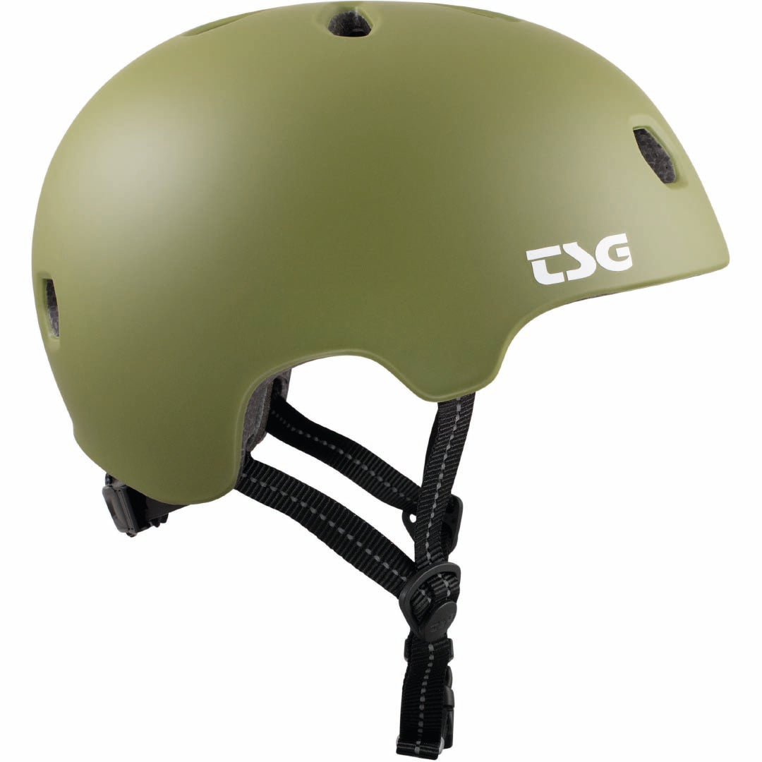 TSG Meta Solid Color - Olive Satin