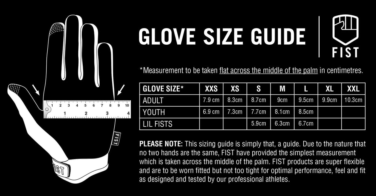 Grössentabelle Handschuhe – freestyleshop