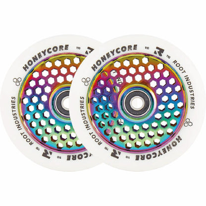 Root Honeycore White Pro Scooter Wheels 2er-Pack